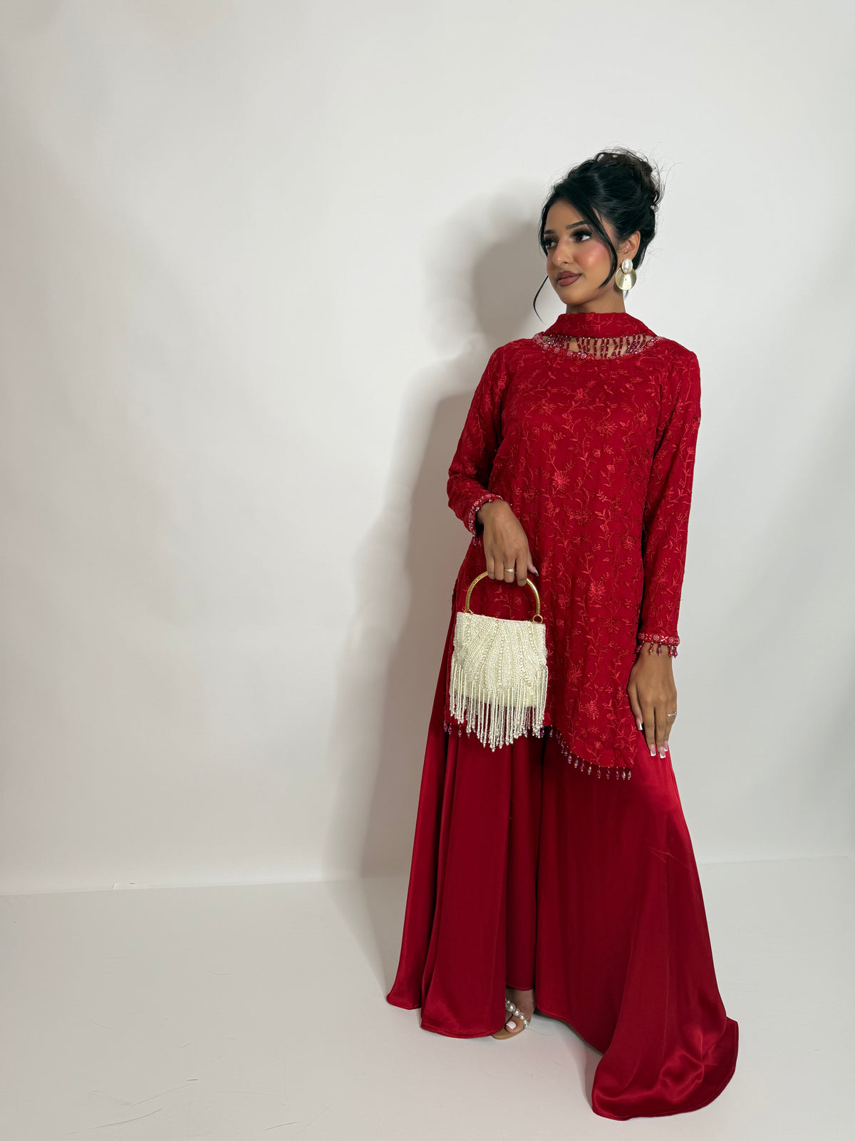 Mehrunisa | Luxury Pakistani Silk Sharara Suit UK