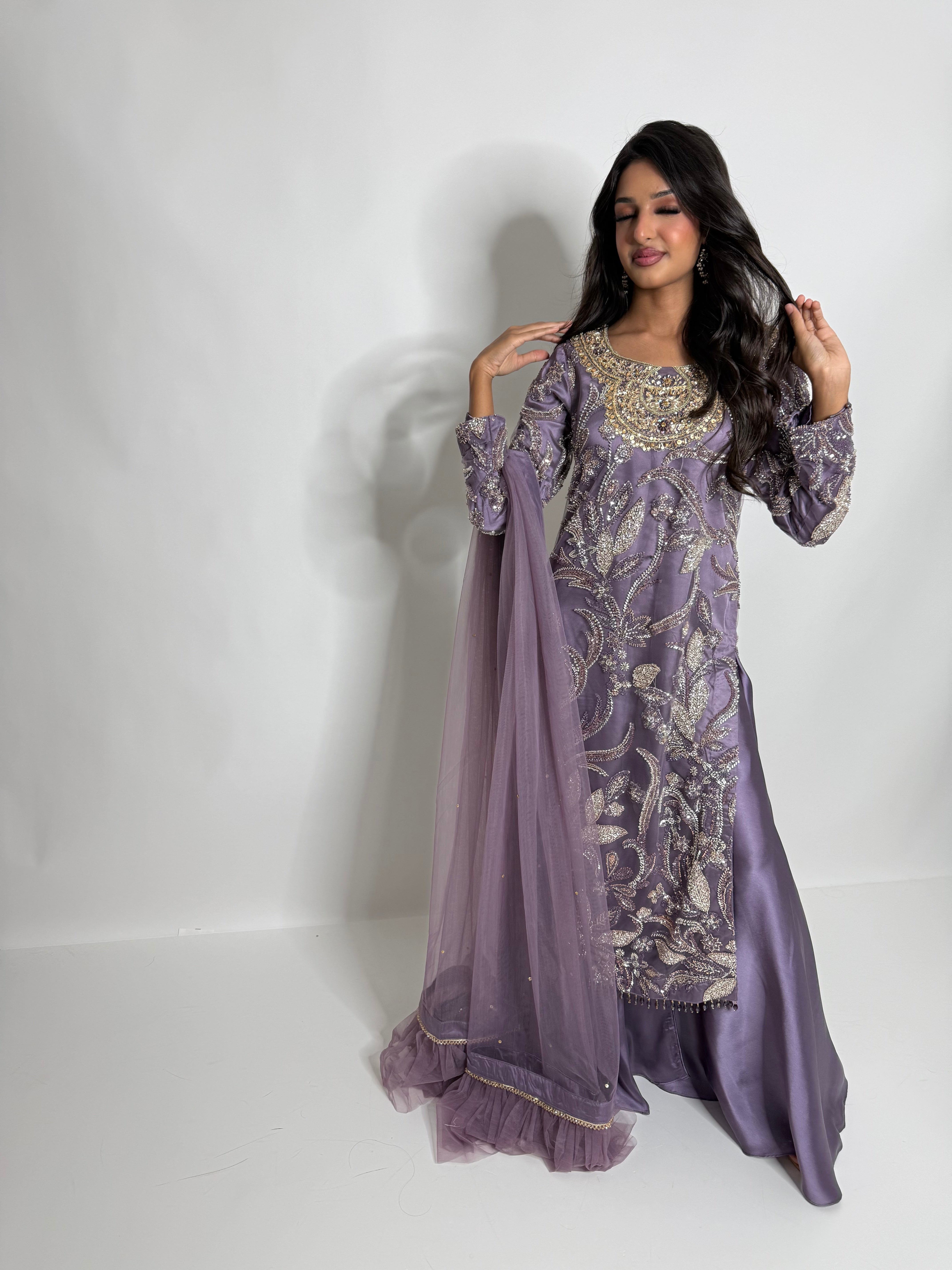 PARIZAY | Antique Lilac Cutdana Formal