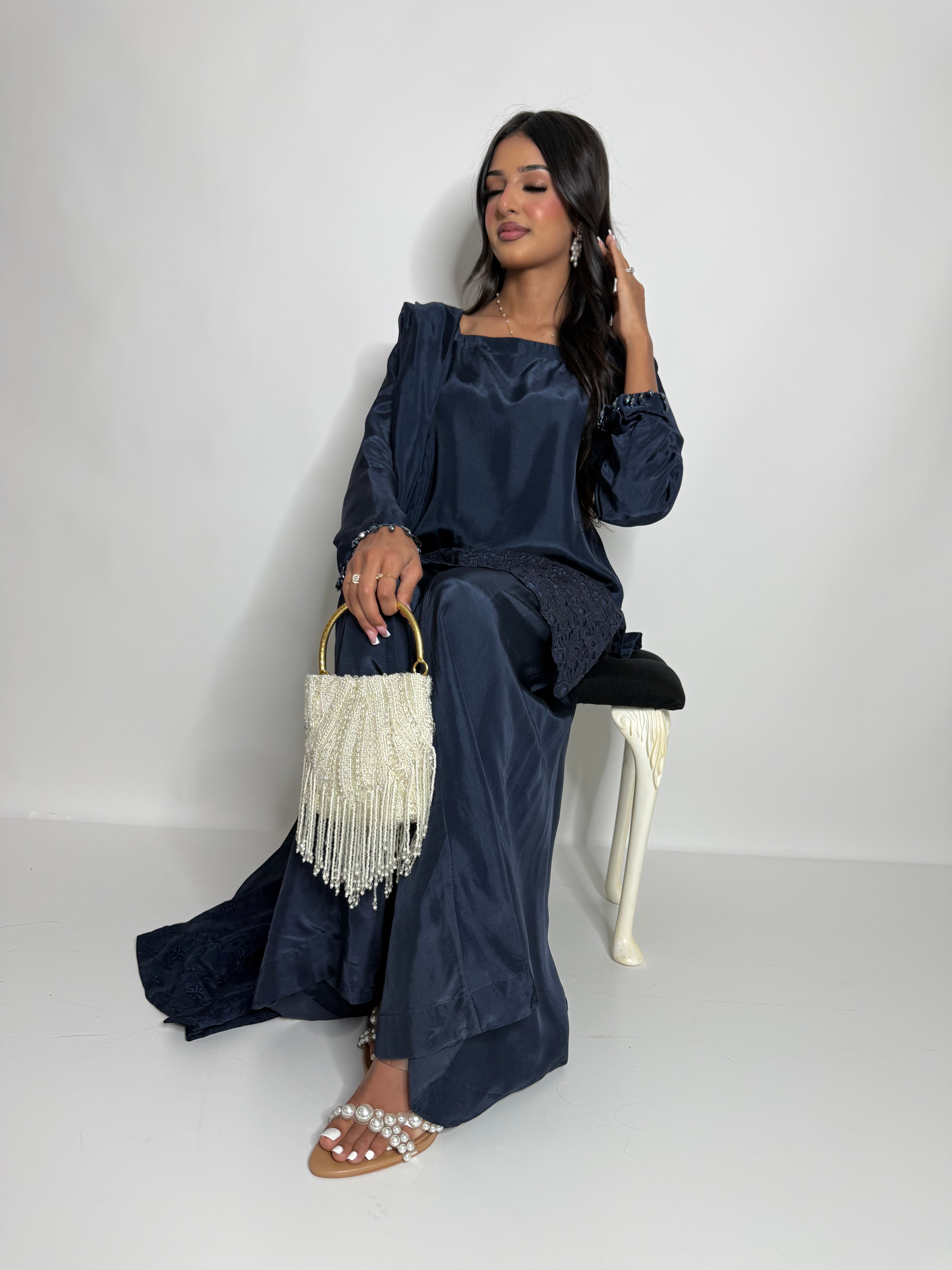 ZARIA NOIR | Midnight Silk Ensemble
