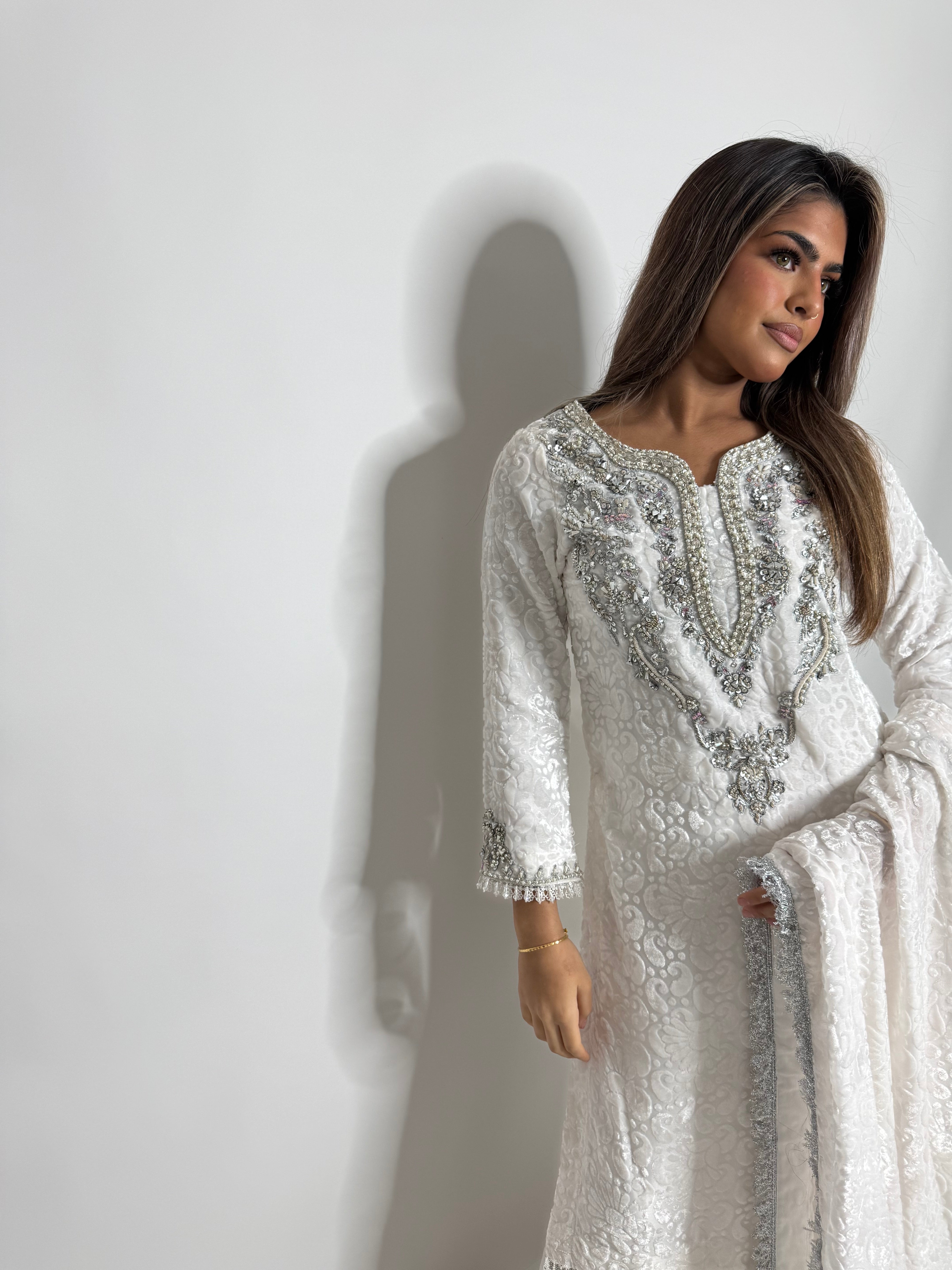 White Palachi Three Piece Suit UK | The Valmont