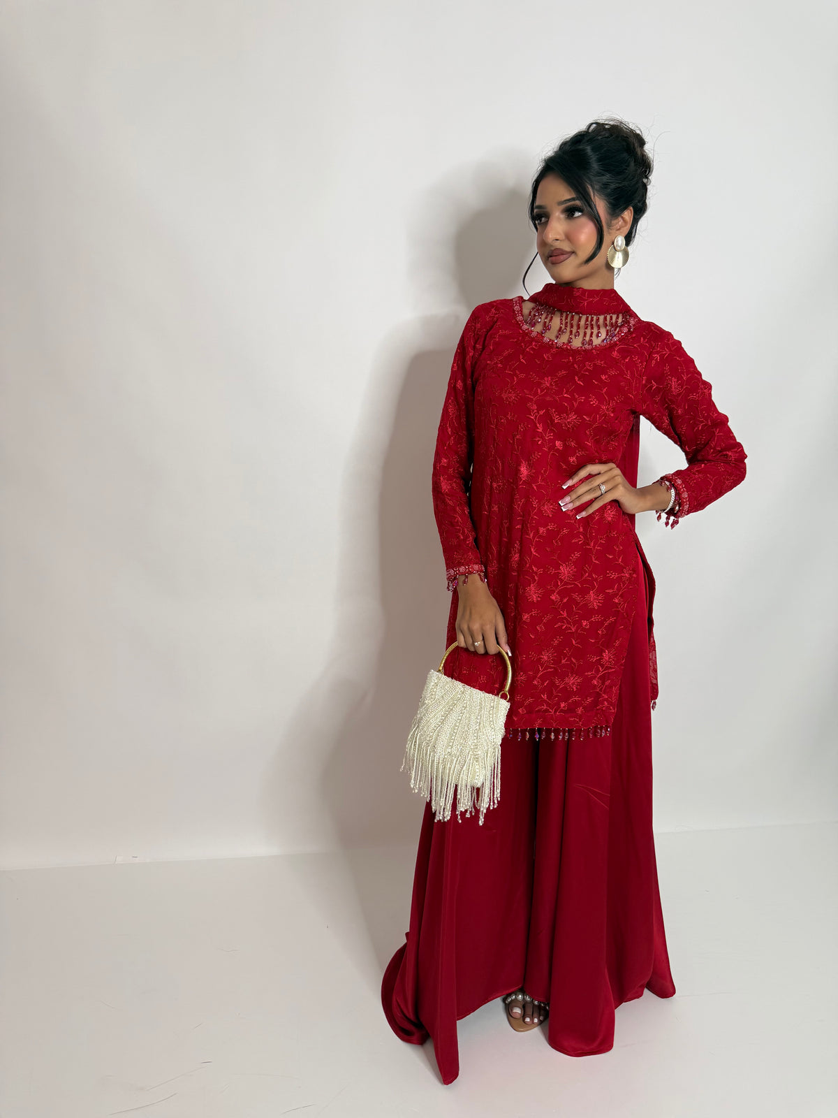 Mehrunisa | Luxury Pakistani Silk Sharara Suit UK
