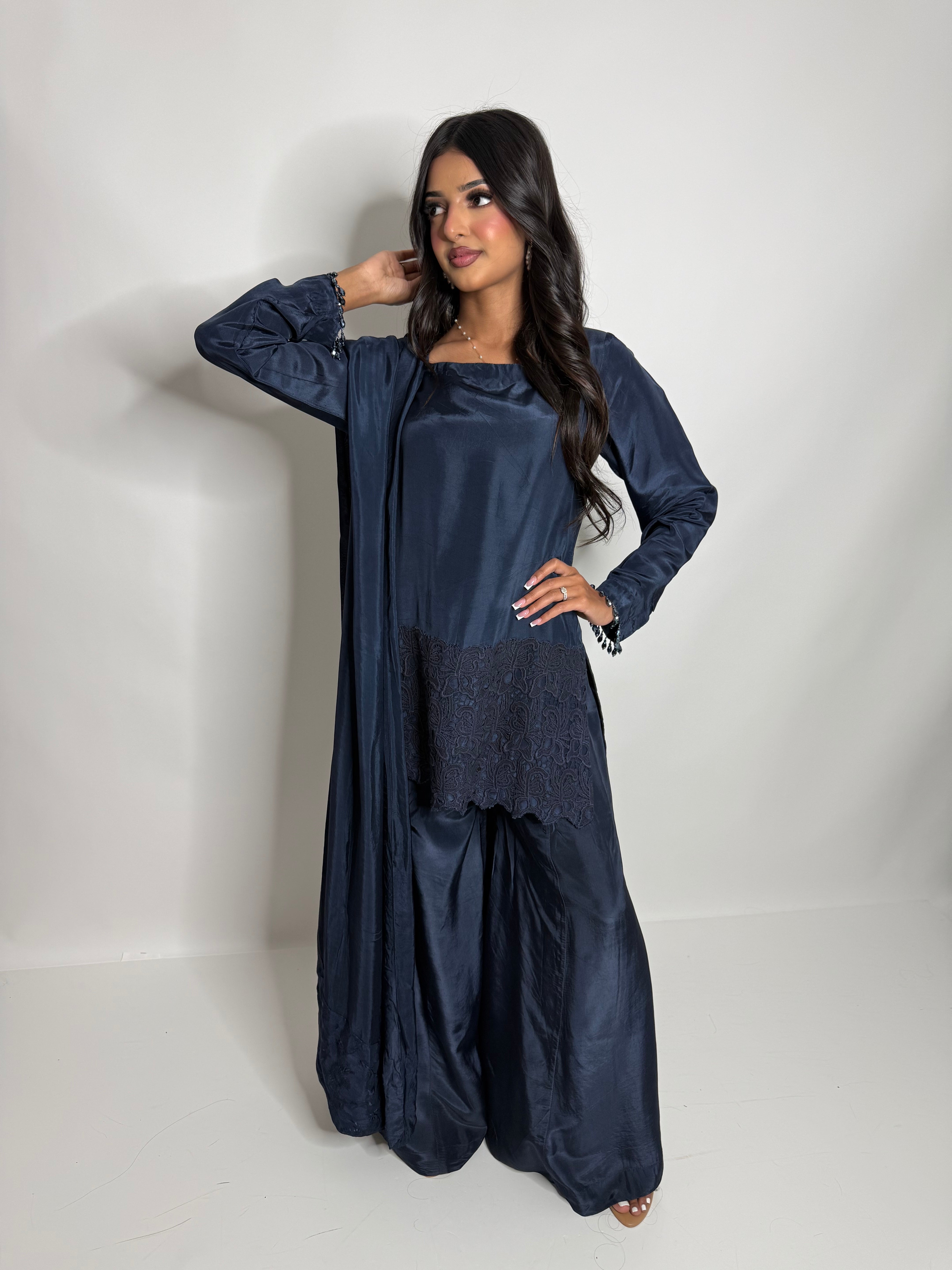 ZARIA NOIR | Midnight Silk Ensemble