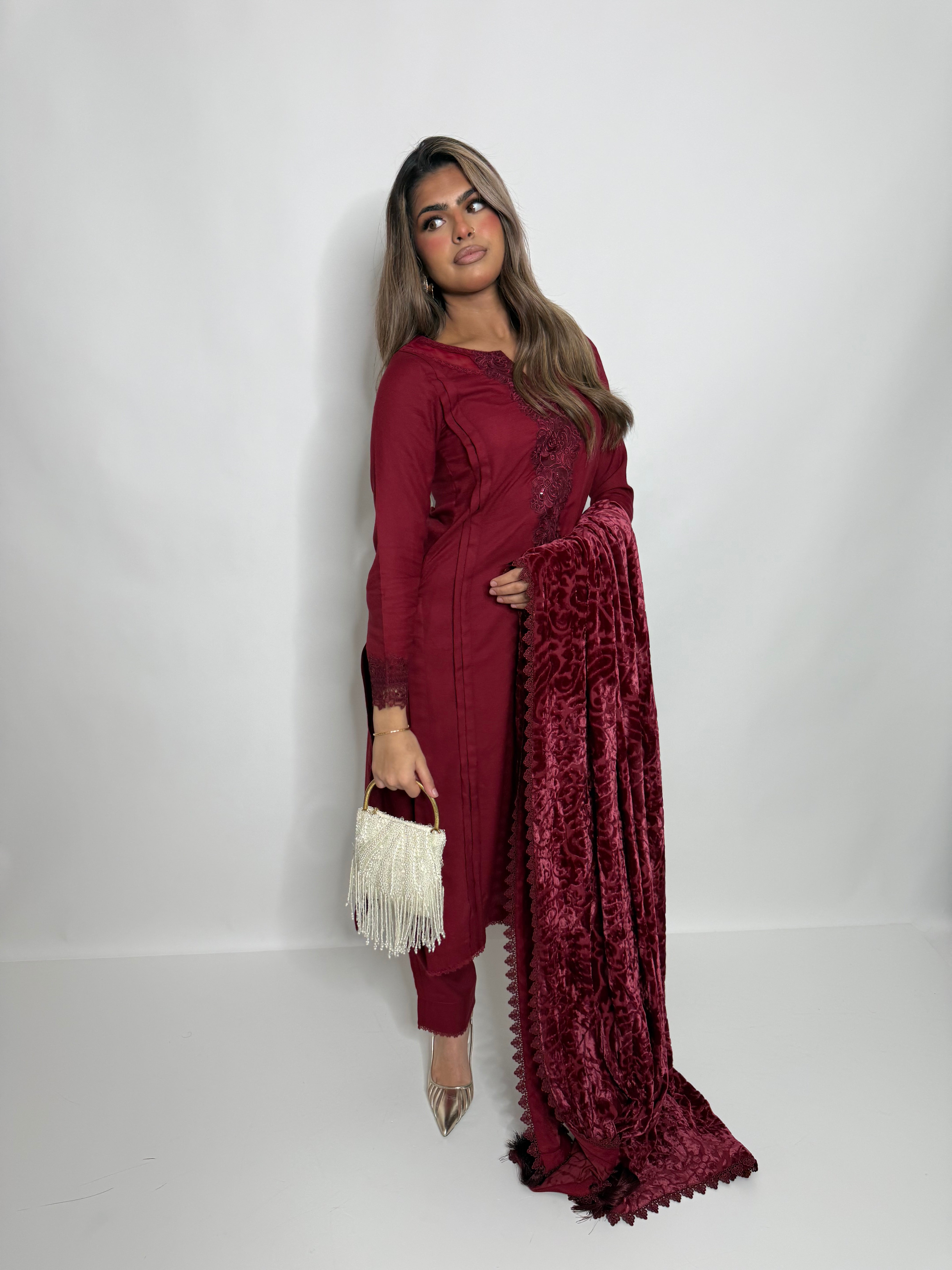 Rouge Marina Three Piece Suit UK | The Elara