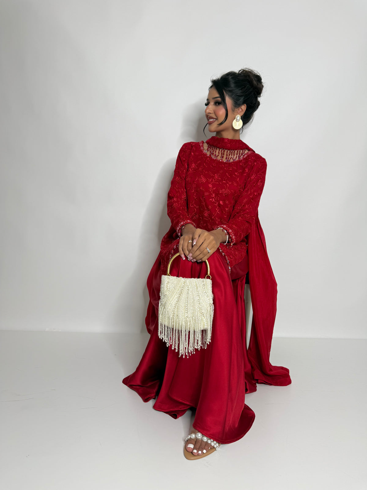 Mehrunisa | Luxury Pakistani Silk Sharara Suit UK