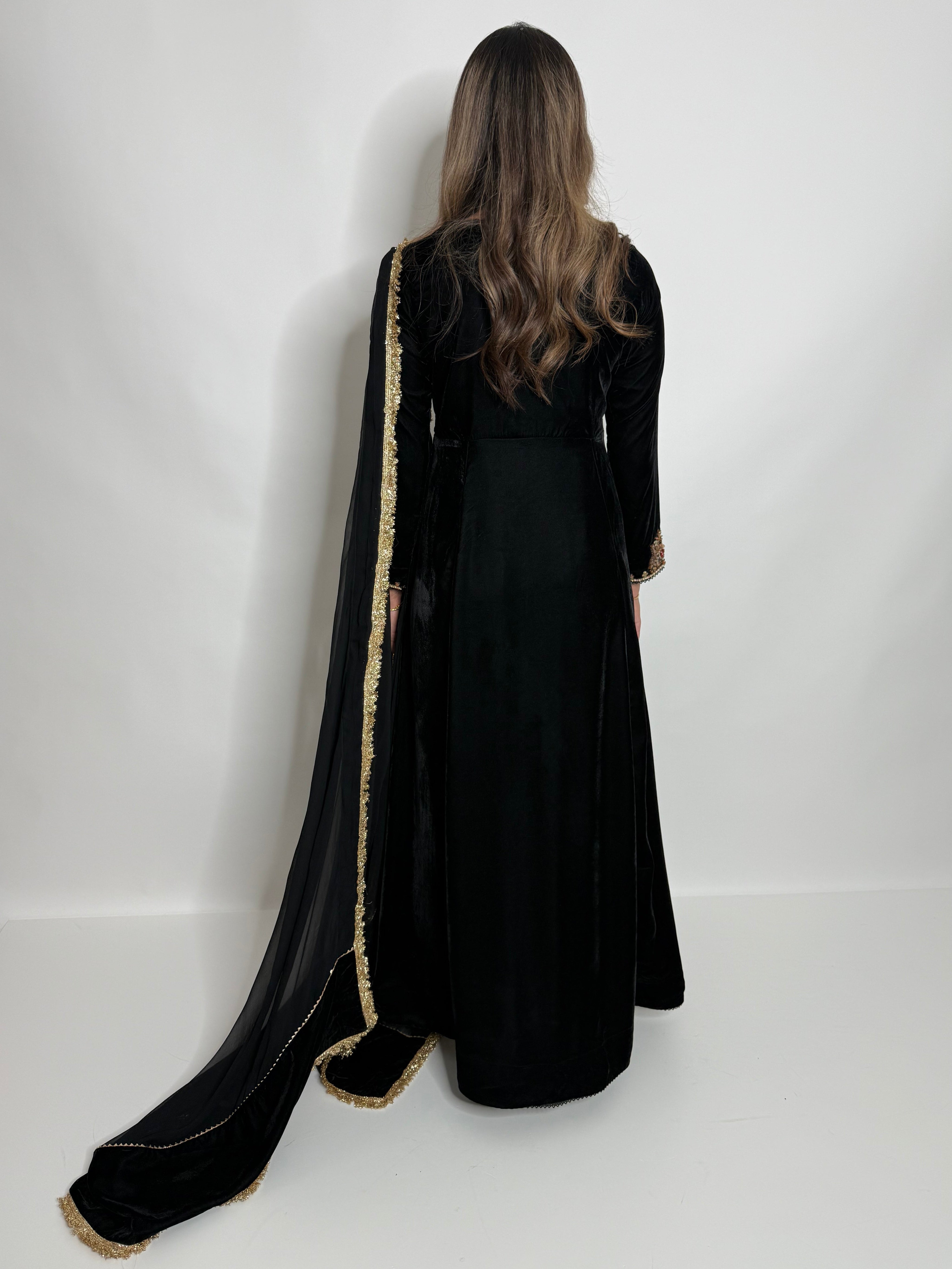 Midnight Velvet Dress UK | The Bellanova