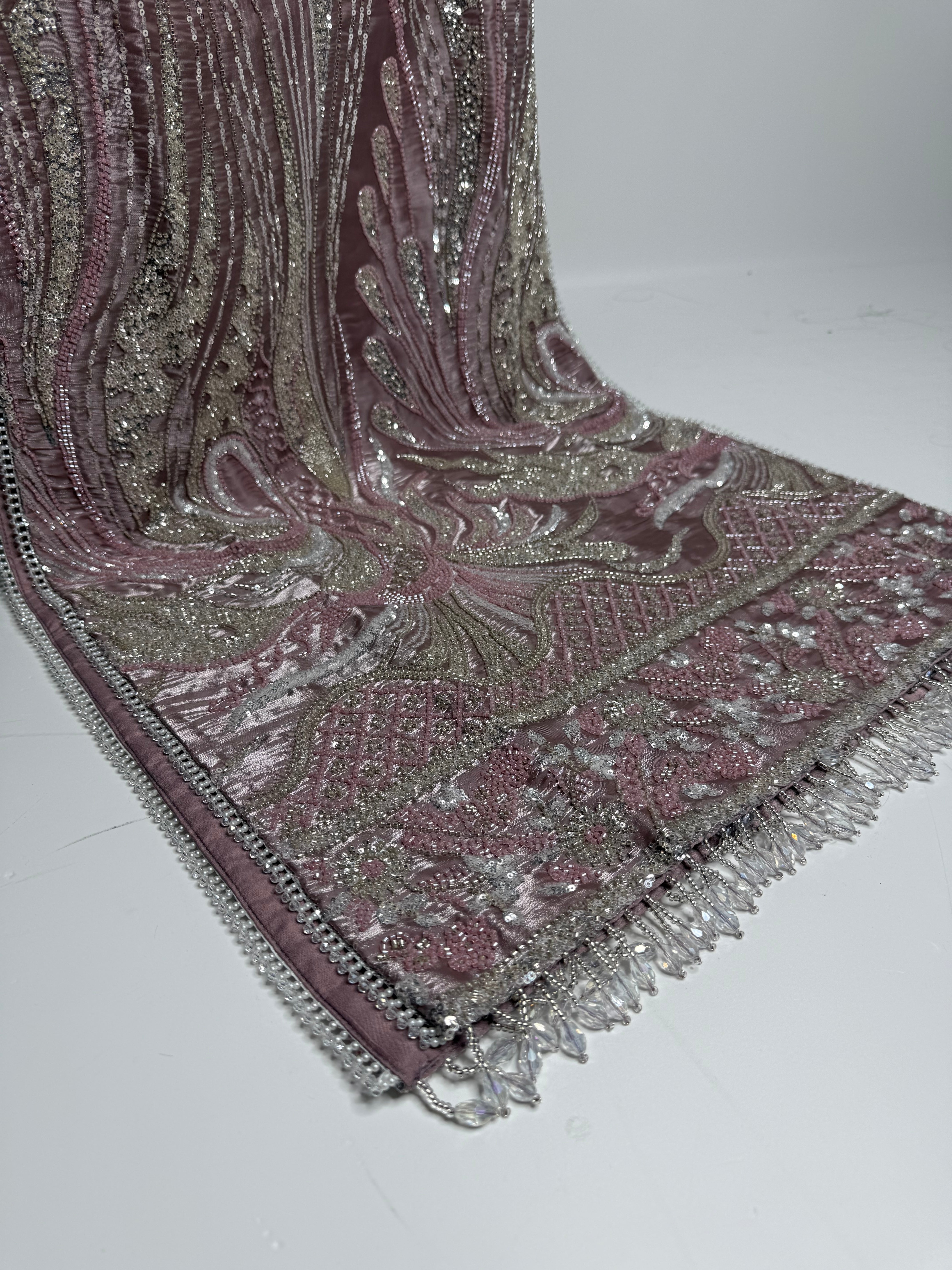MAHNOOR | ANTIQUE LILAC PEARL FORMAL