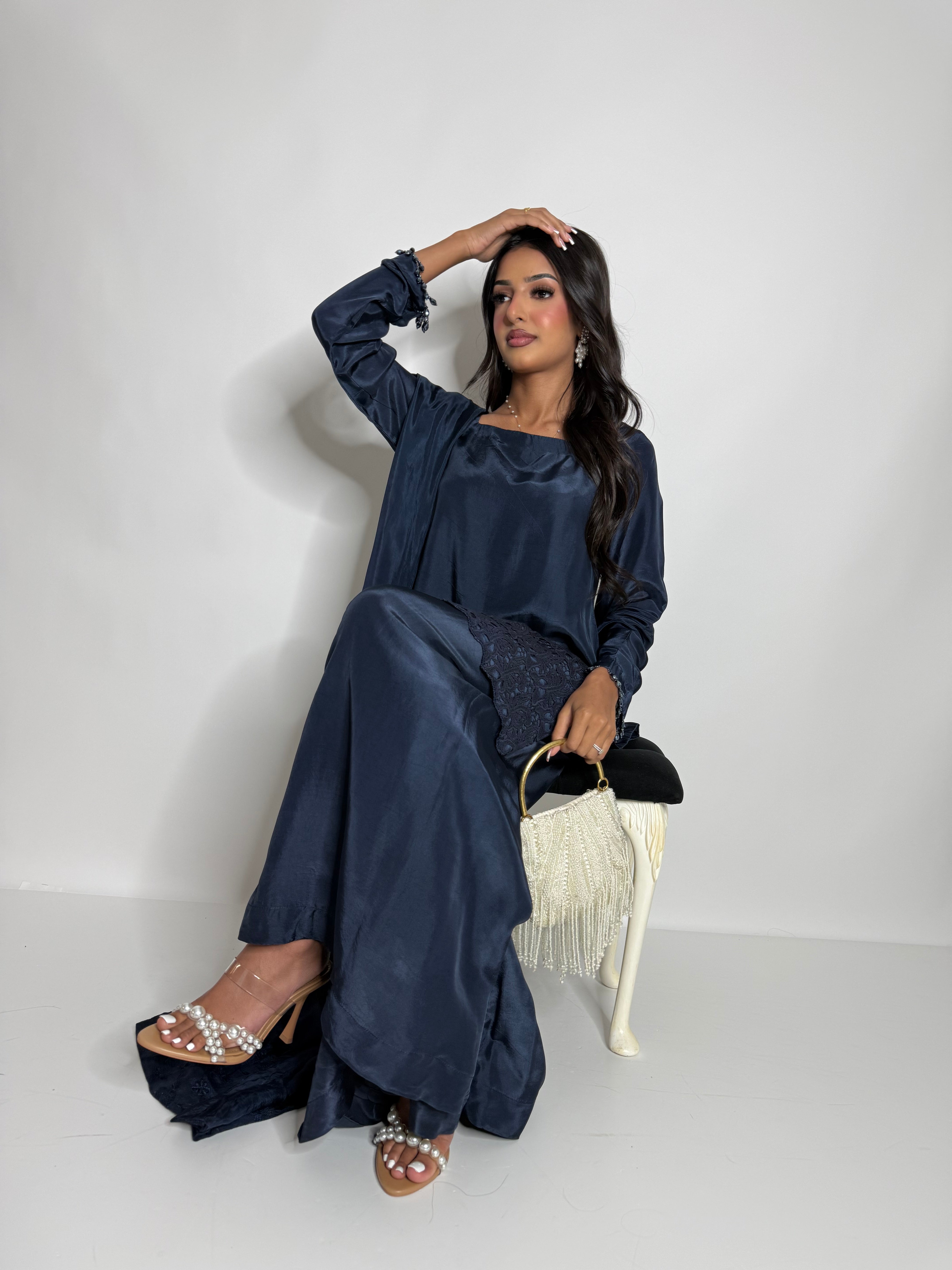 ZARIA NOIR | Midnight Silk Ensemble