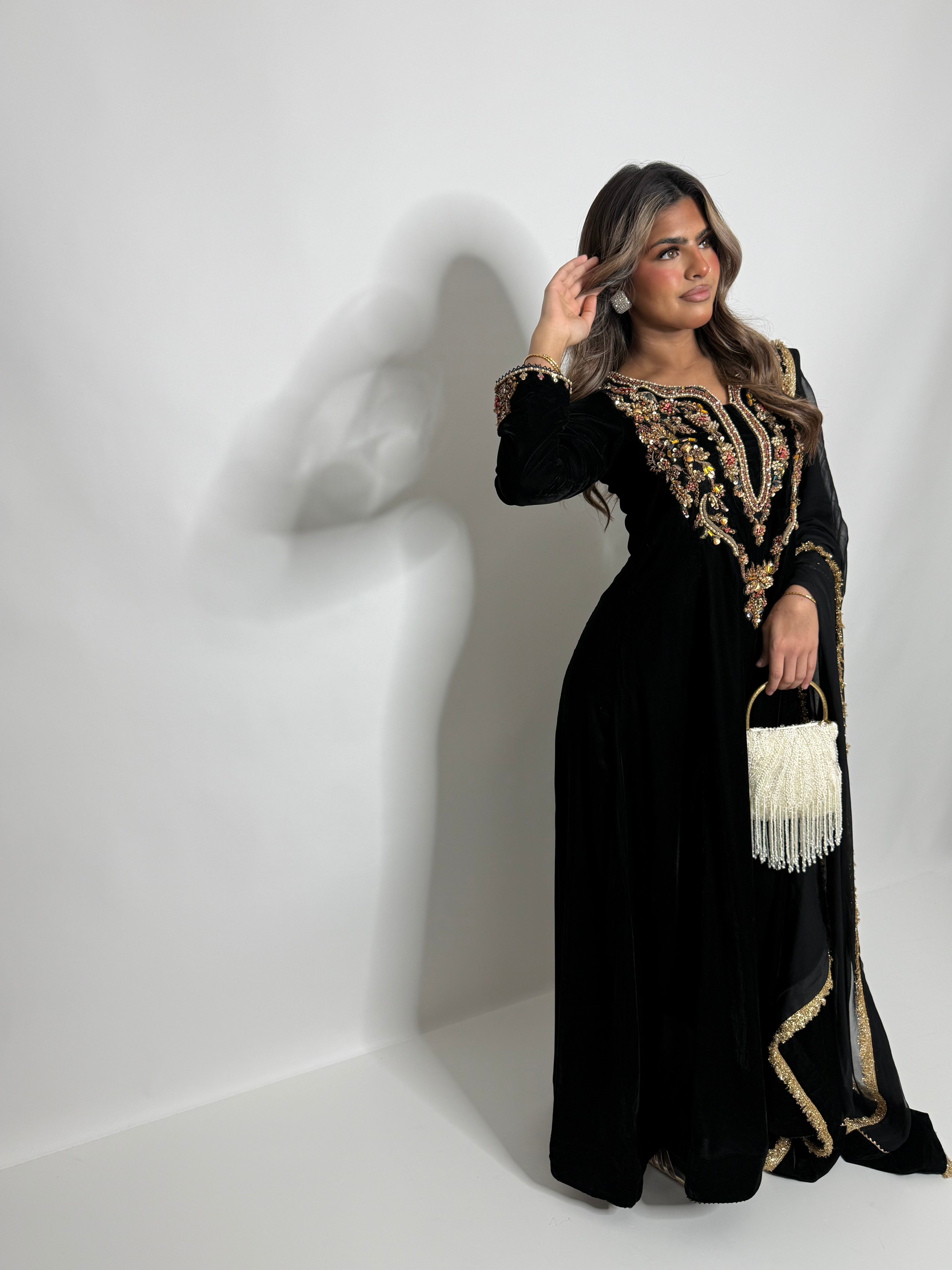 Midnight Velvet Dress UK | The Bellanova