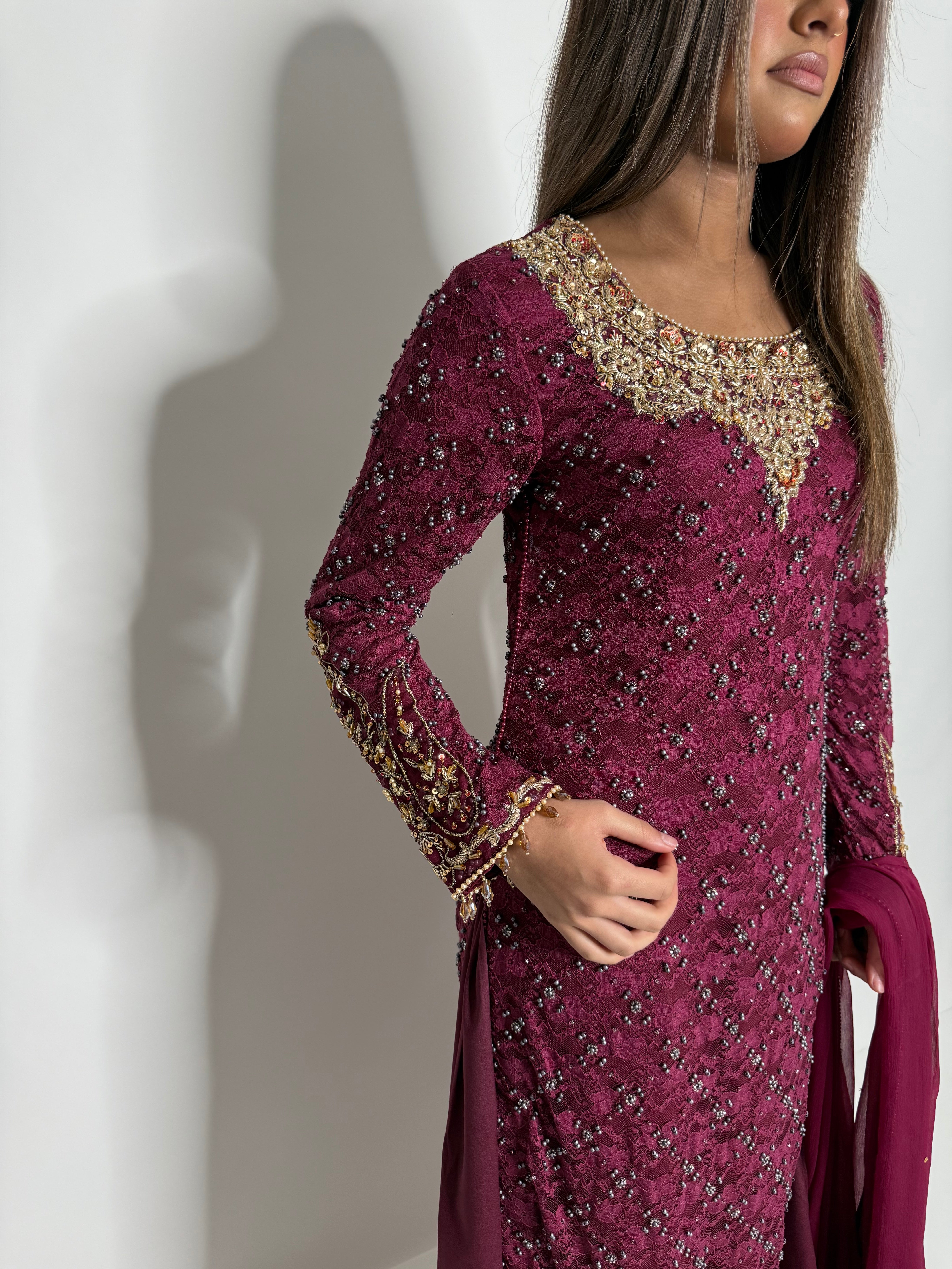 Berry Sharara Three Piece Suit UK | The Ravello