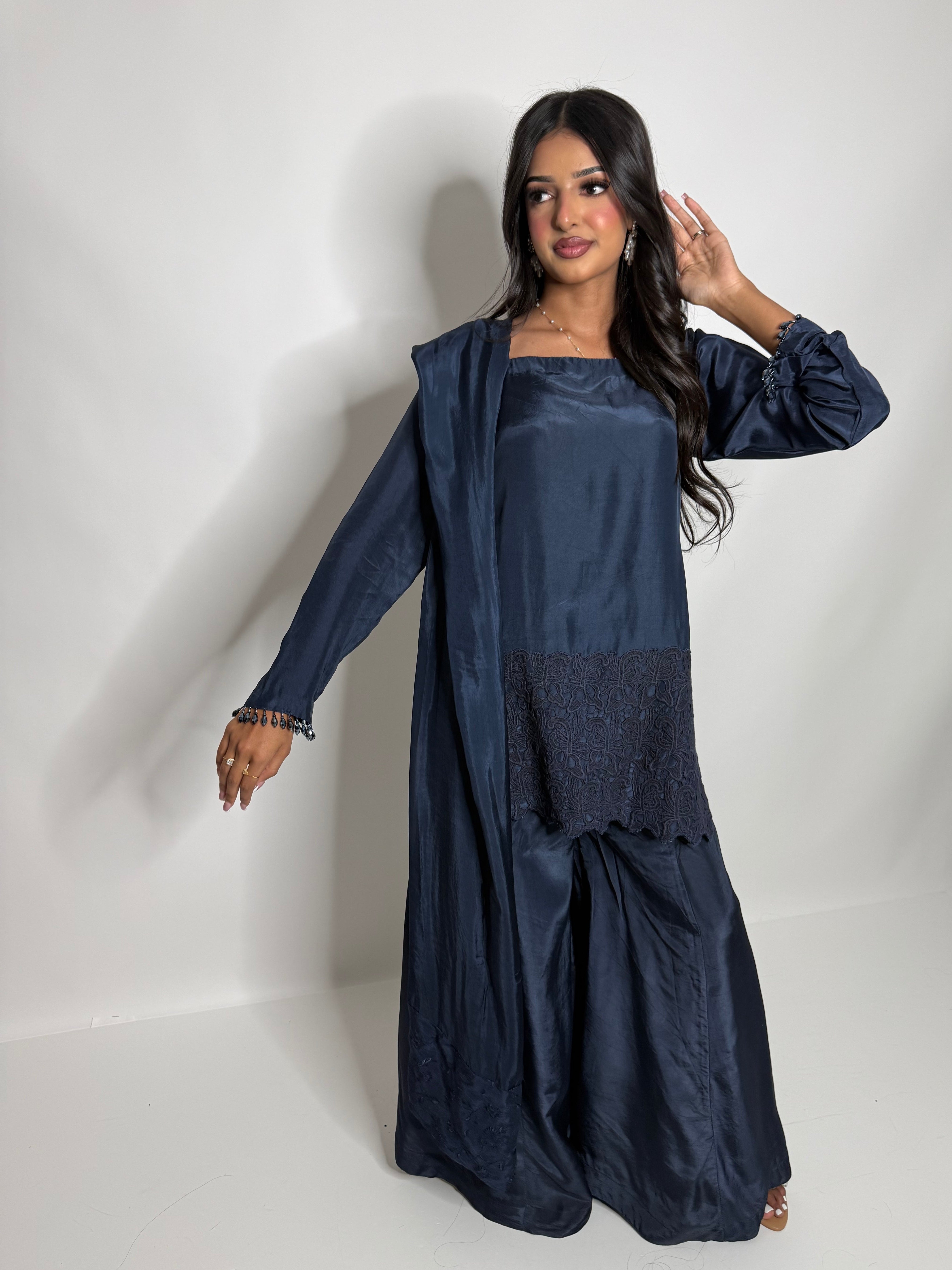 ZARIA NOIR | Midnight Silk Ensemble