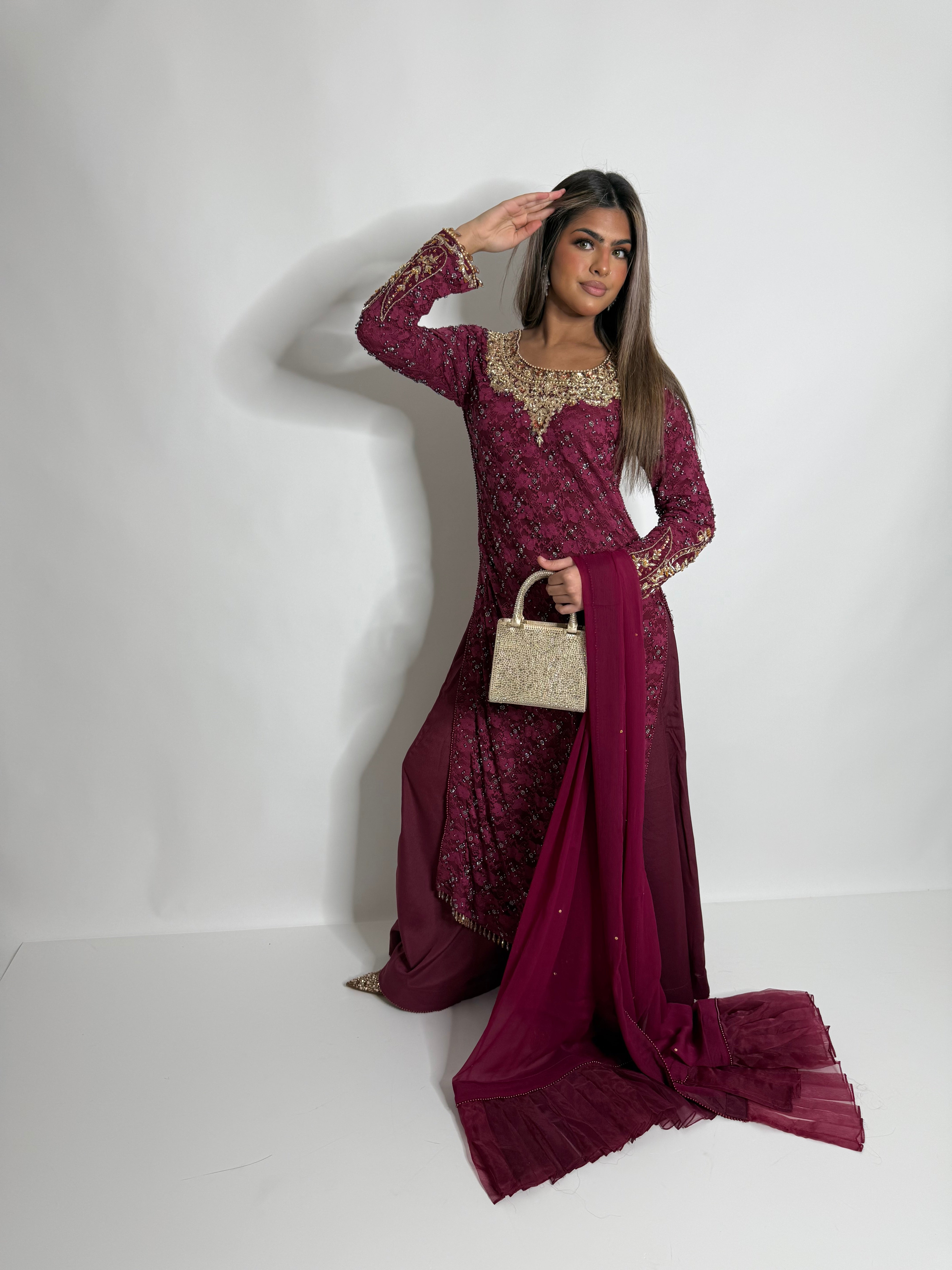 Berry Sharara Three Piece Suit UK | The Ravello