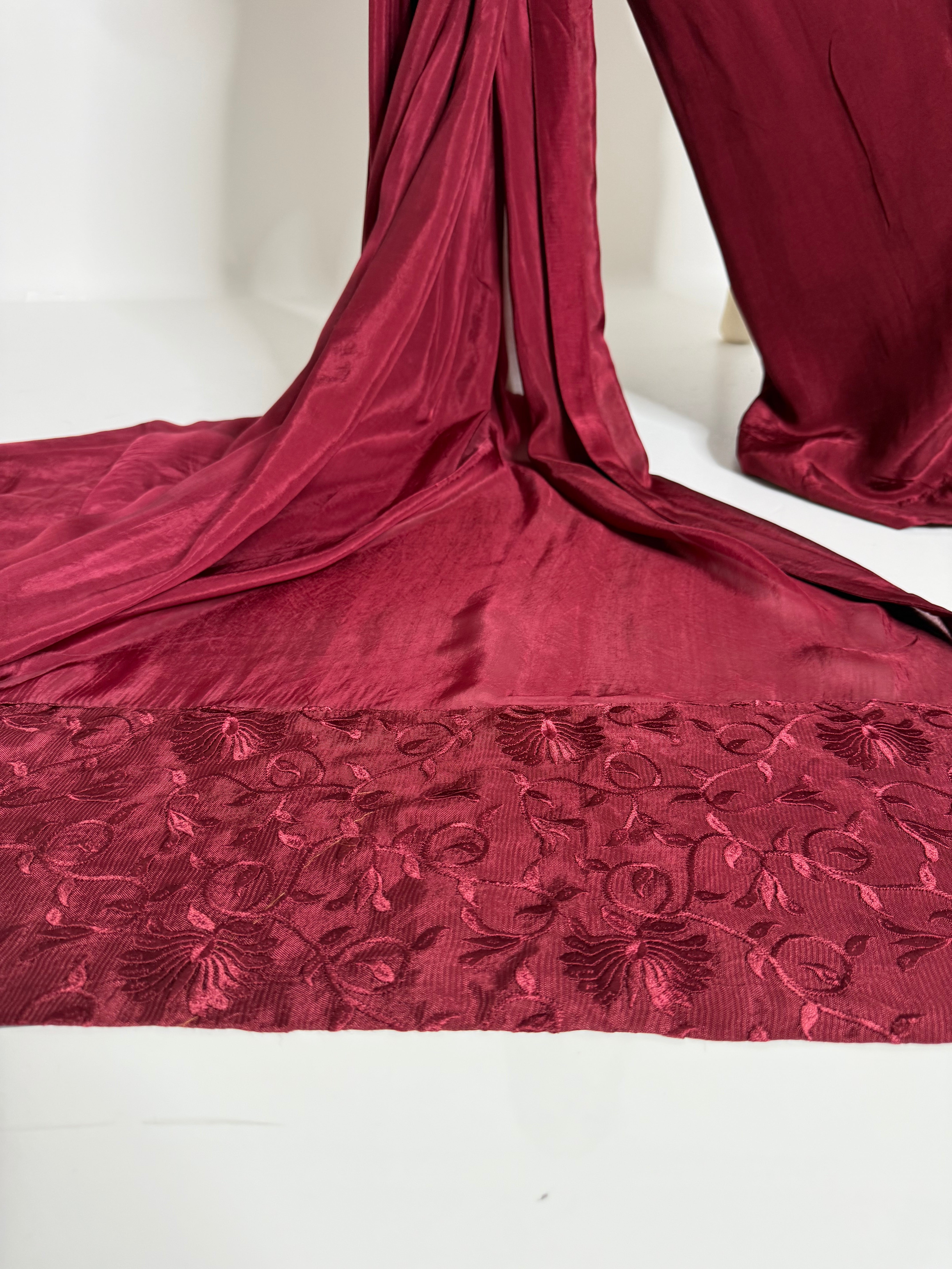 Zareen Rouge | Luxury Silk Pakistani Sharara Set