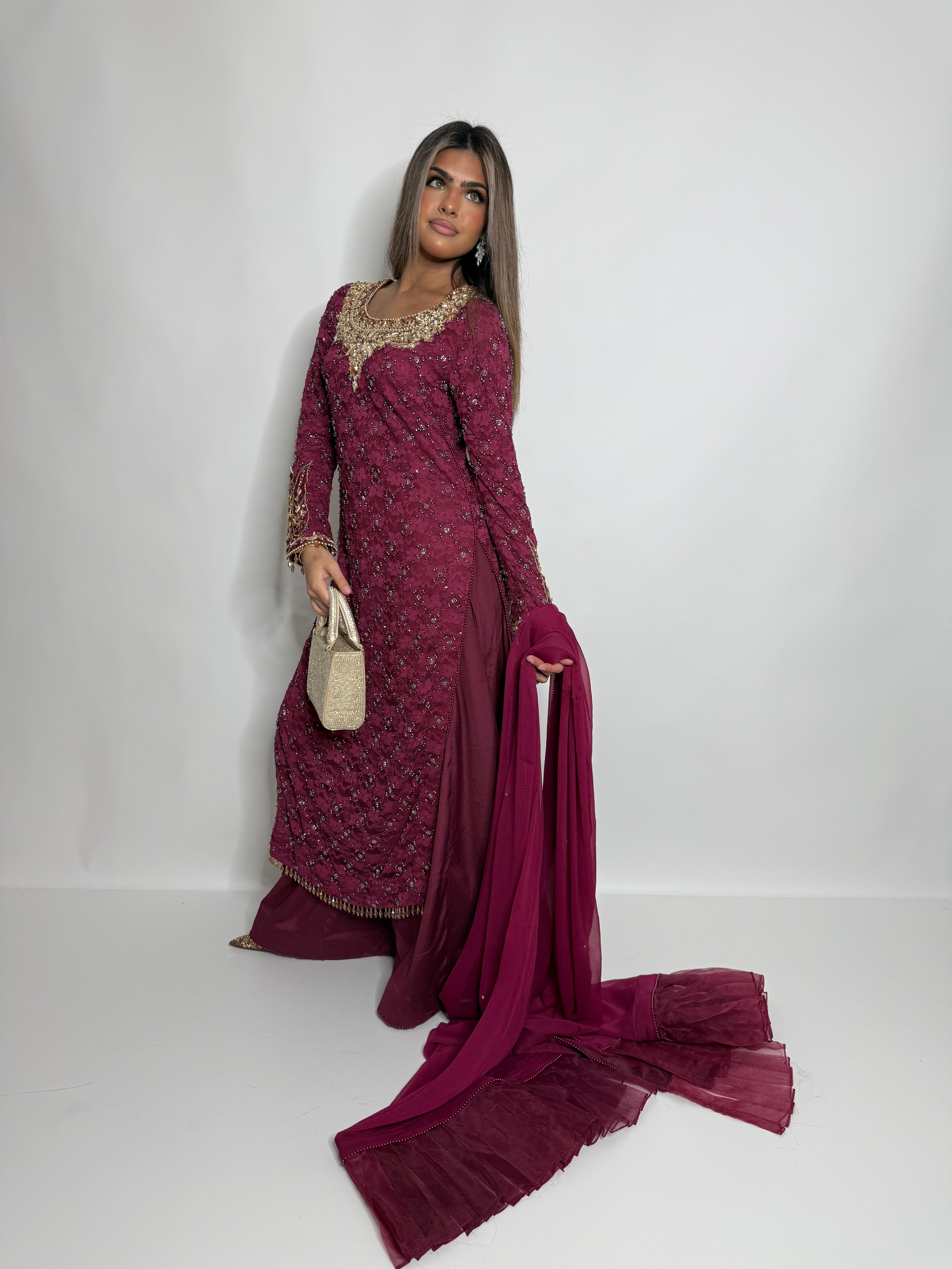 Berry Sharara Three Piece Suit UK | The Ravello