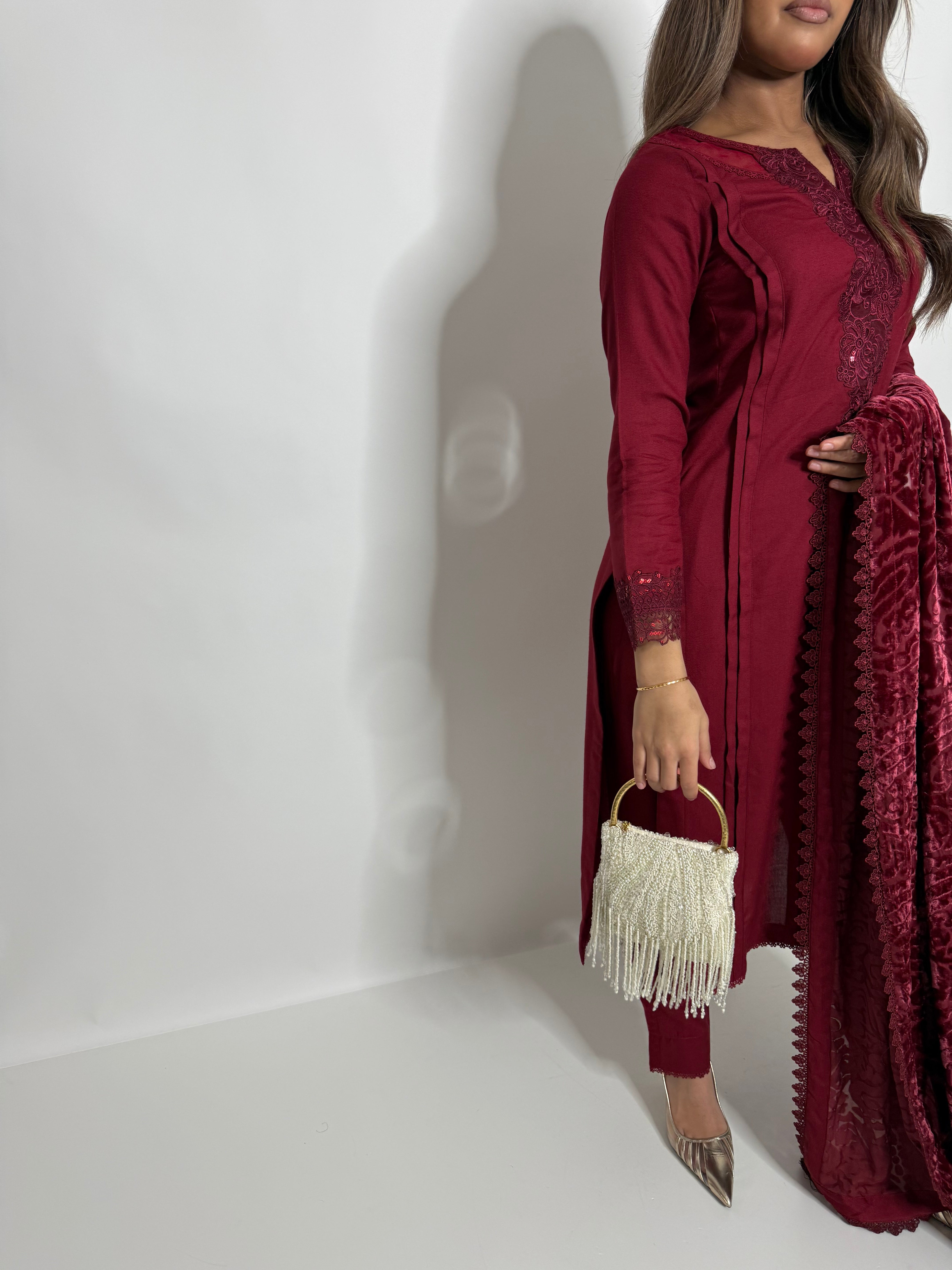 Rouge Marina Three Piece Suit UK | The Elara