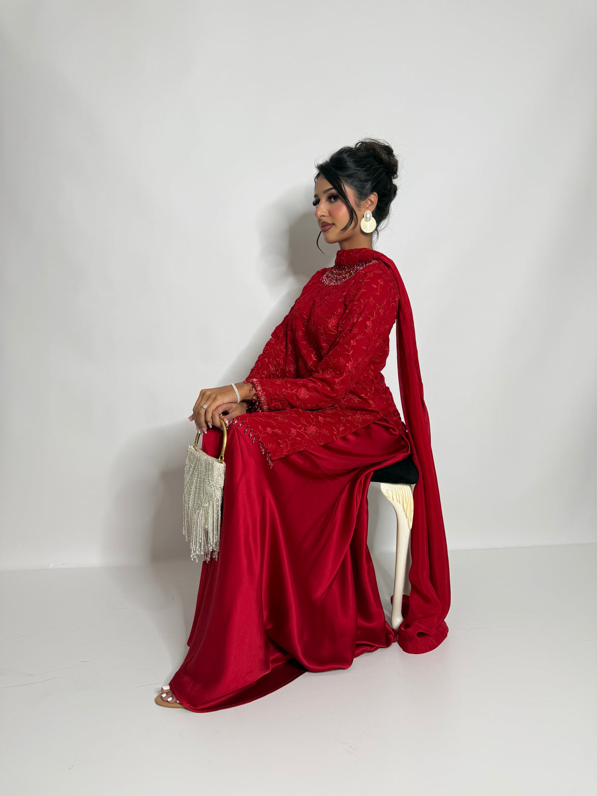 Mehrunisa | Luxury Pakistani Silk Sharara Suit UK
