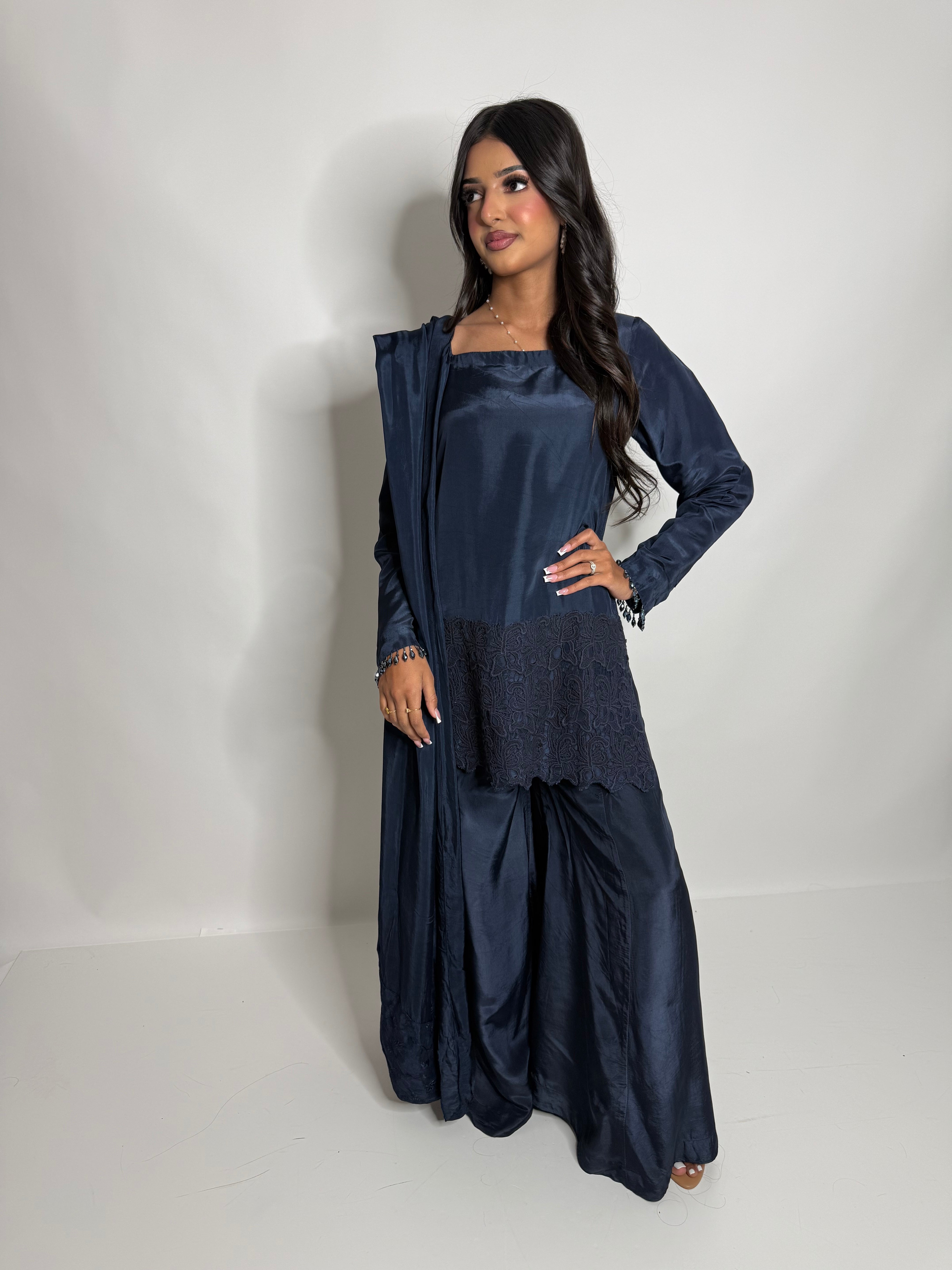 ZARIA NOIR | Midnight Silk Ensemble