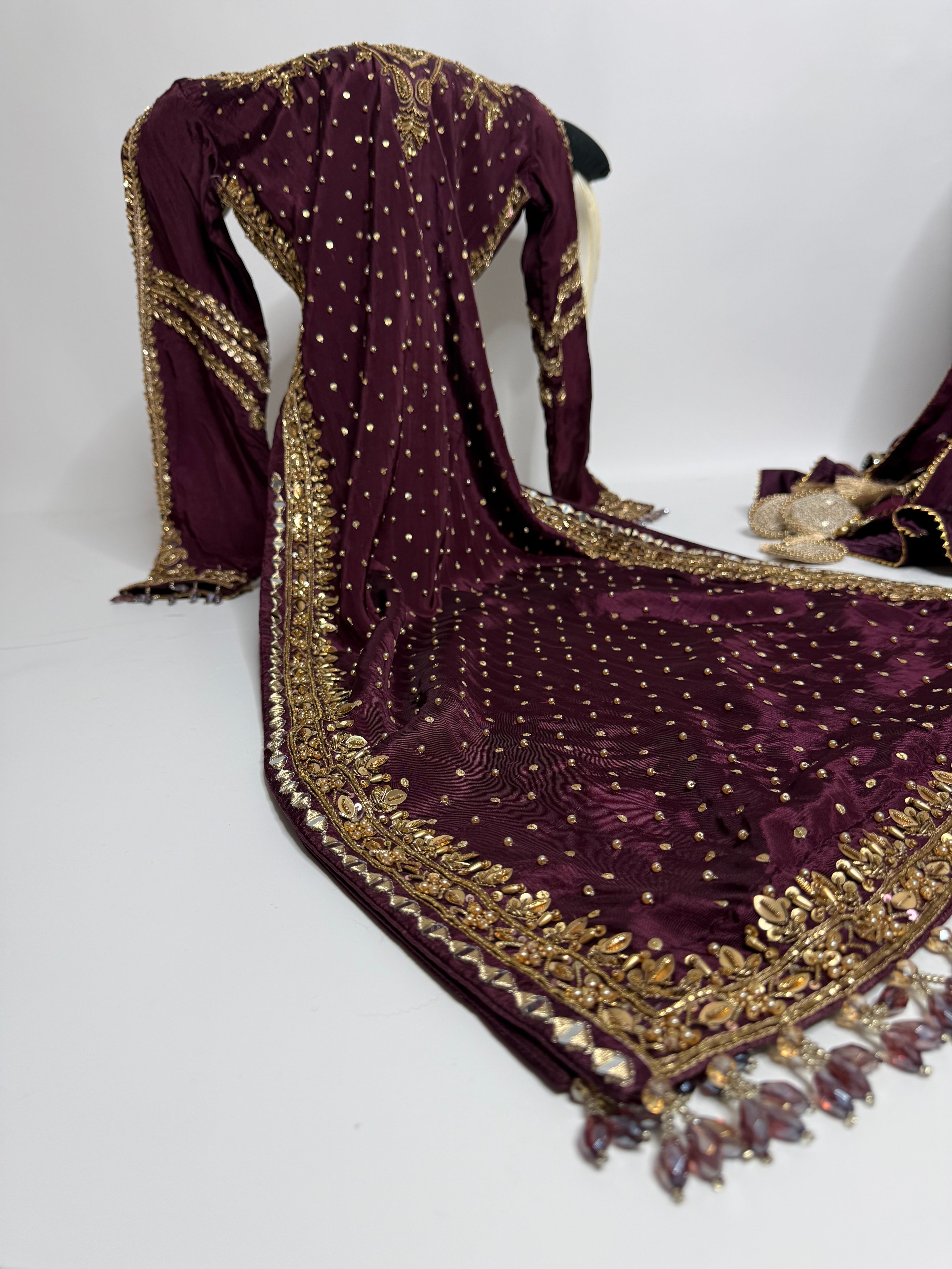 Molten Plum Silk Three Piece Suit UK | The Melora