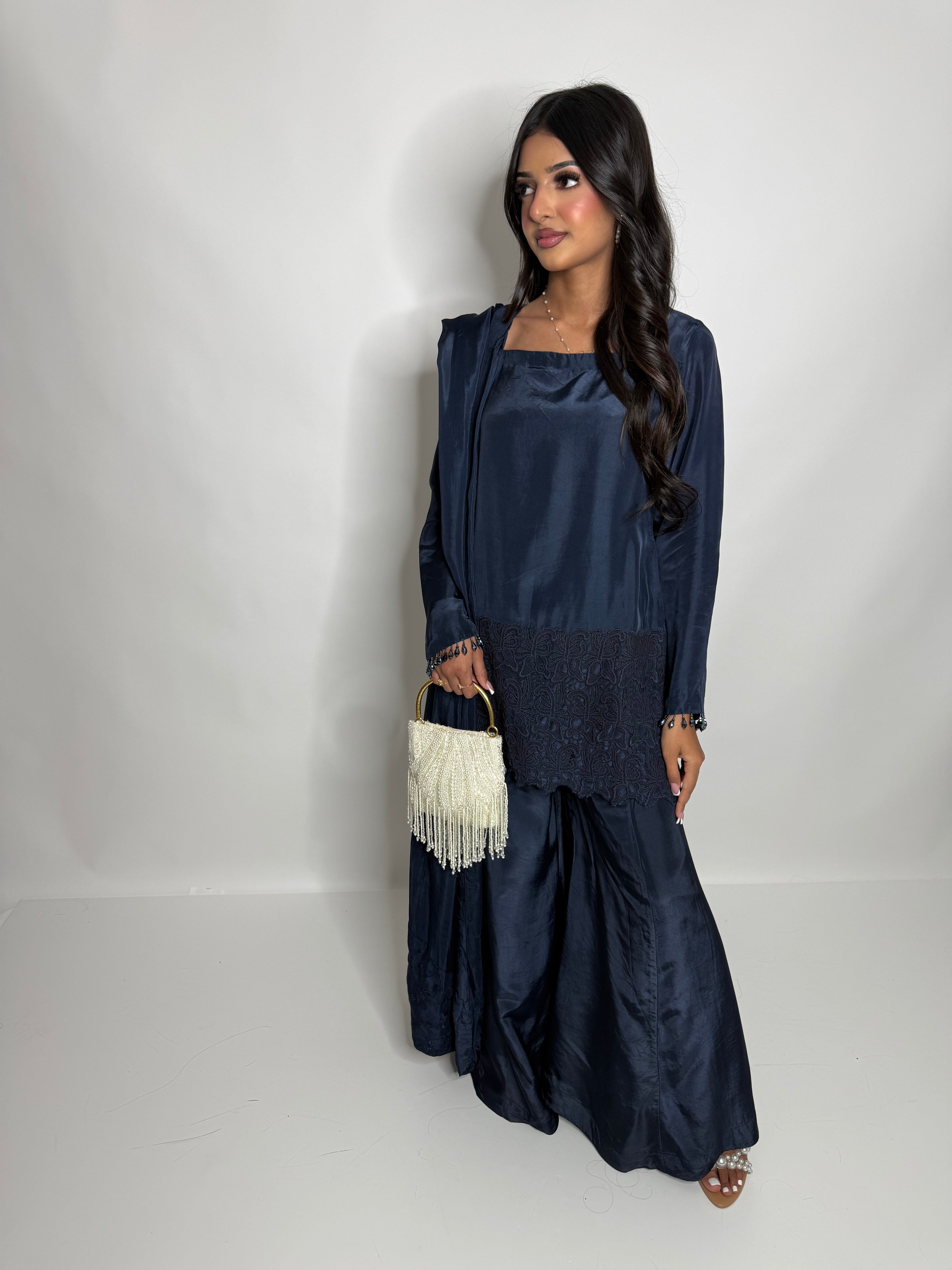 ZARIA NOIR | Midnight Silk Ensemble