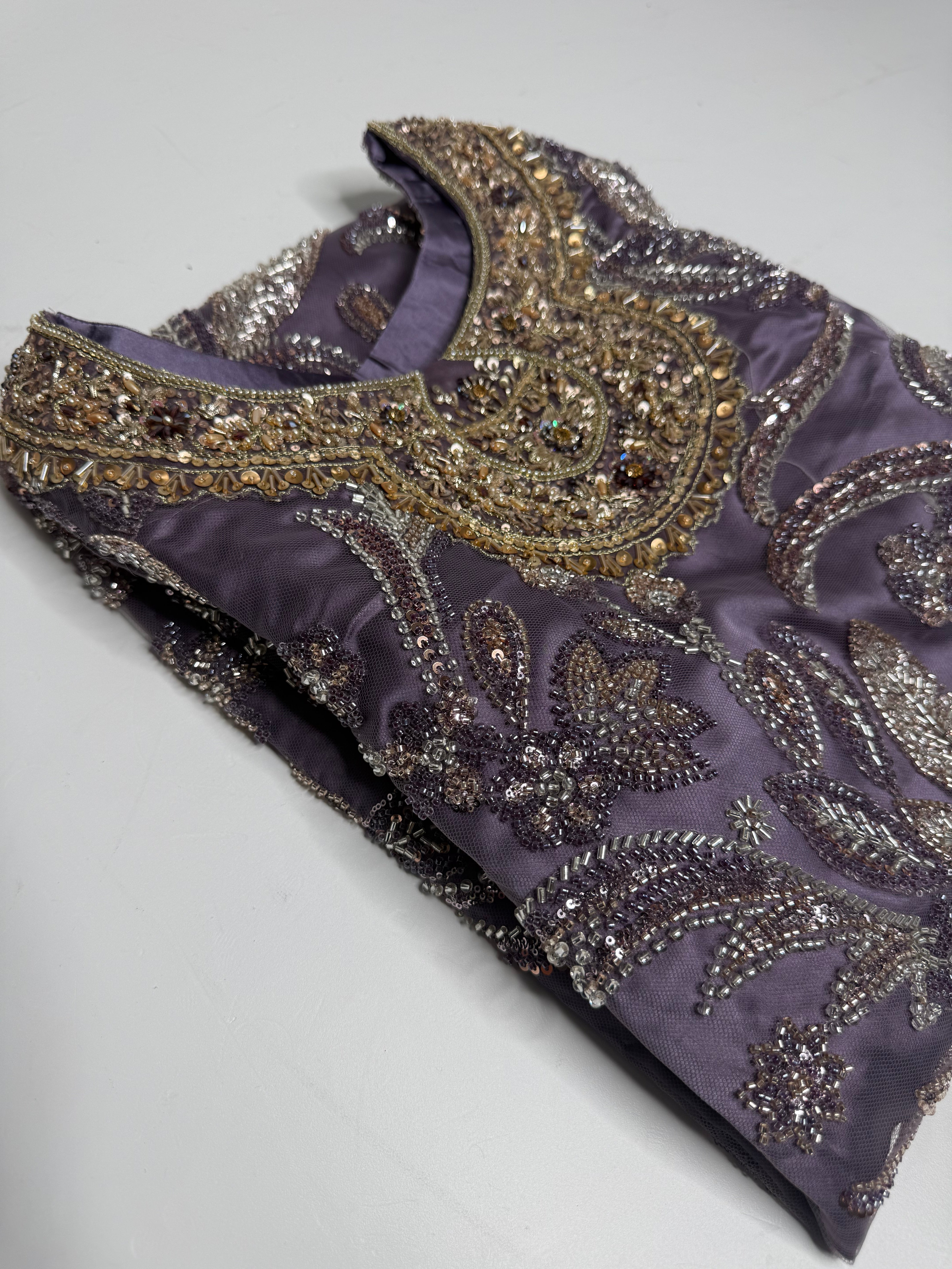 PARIZAY | Antique Lilac Cutdana Formal